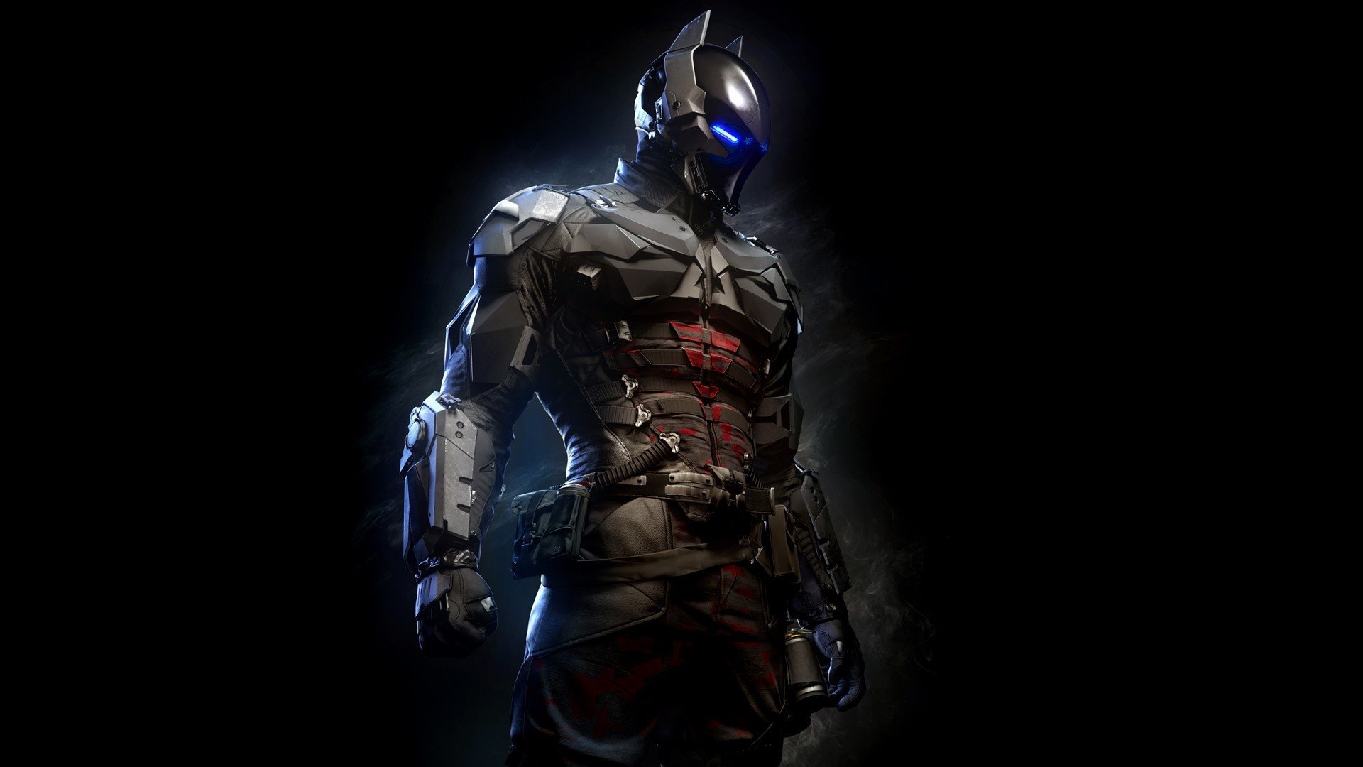 batman: arkham knight batman: arkham knight rocksteady studios warner bros. interactive entertainment batman: arkham équipement lumière méchant armure