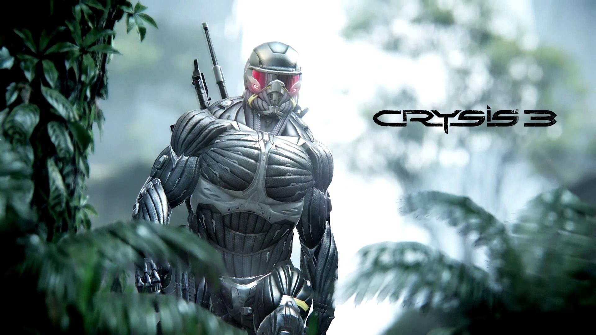 crysis 3 crysis hunter gra dżungla nanokombinezon hełm cryengine nanomed critek fantastyka żołnierz broń