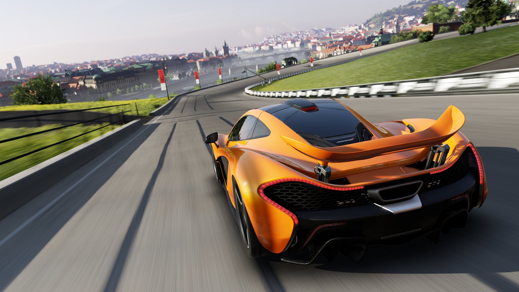 mclaren p1 forza motorsport 5 auto strecke rennen geschwindigkeit straße