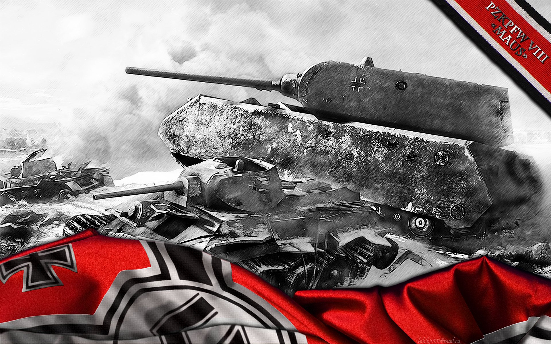 wot world of tanks czołgi tank art niemcy mouse mouse