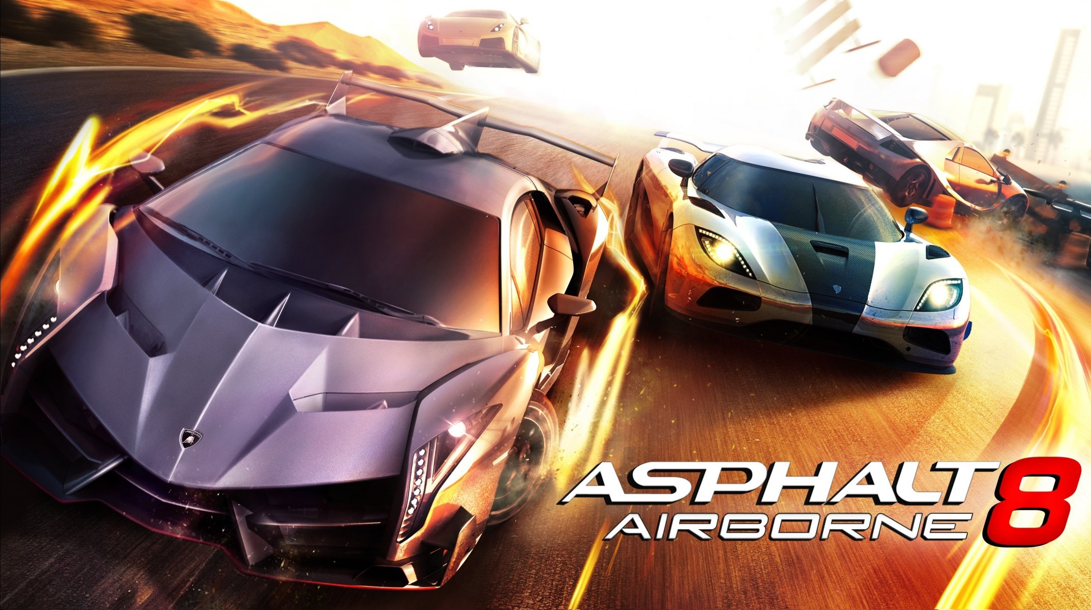 asphalt 8 an bord spiel rennen für android lamborghini veneno koenigsegg agera r