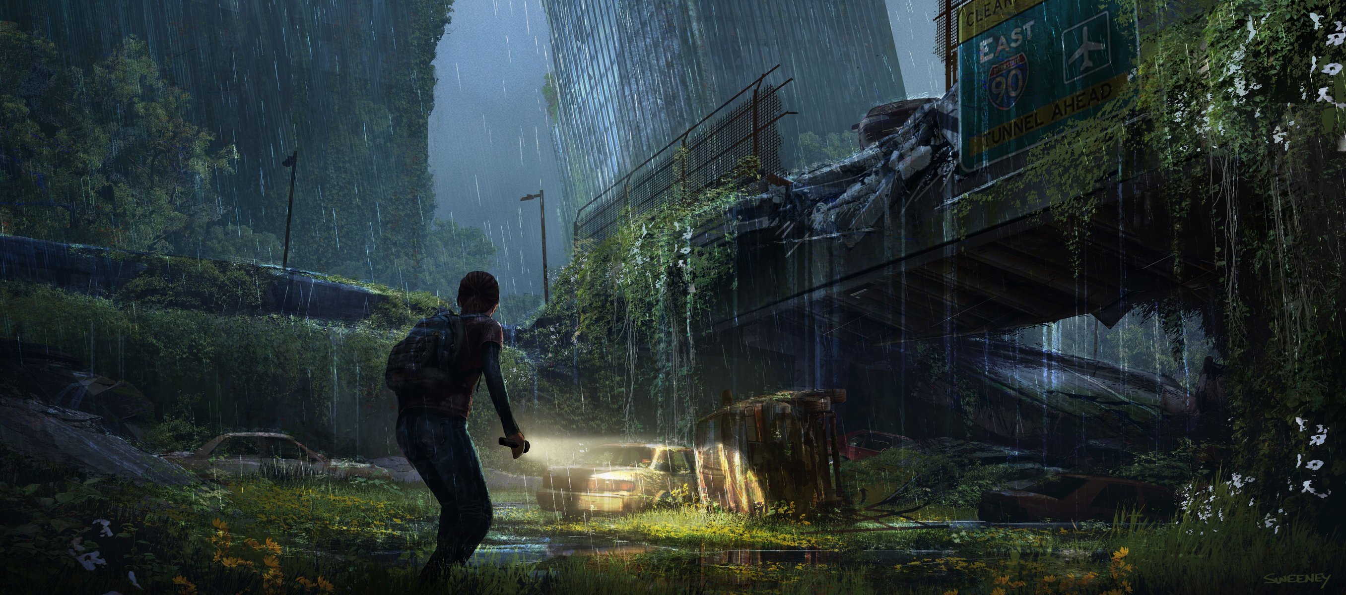 the last of us one of us apocalypse girl town night