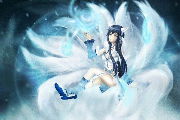 Magical girl fox league of Legends yeah