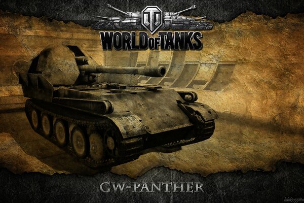 Tank aus dem Spiel WorldofTanks