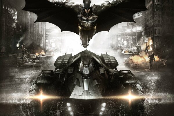 Batman: Arkham Knight. Batman vola allargando le ali