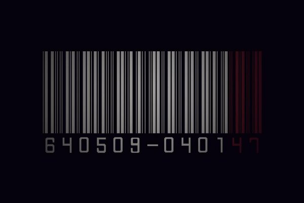 Hitman absolution Barcode auf schwarzem Hintergrund