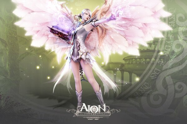 La fille aux ailes du jeu vidéo Aion