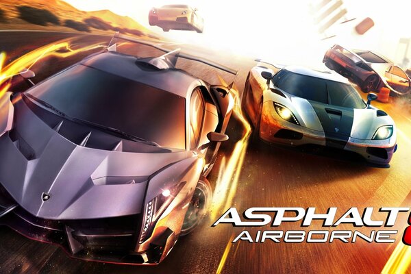 Скоростные автомобильные гонки asphault 8