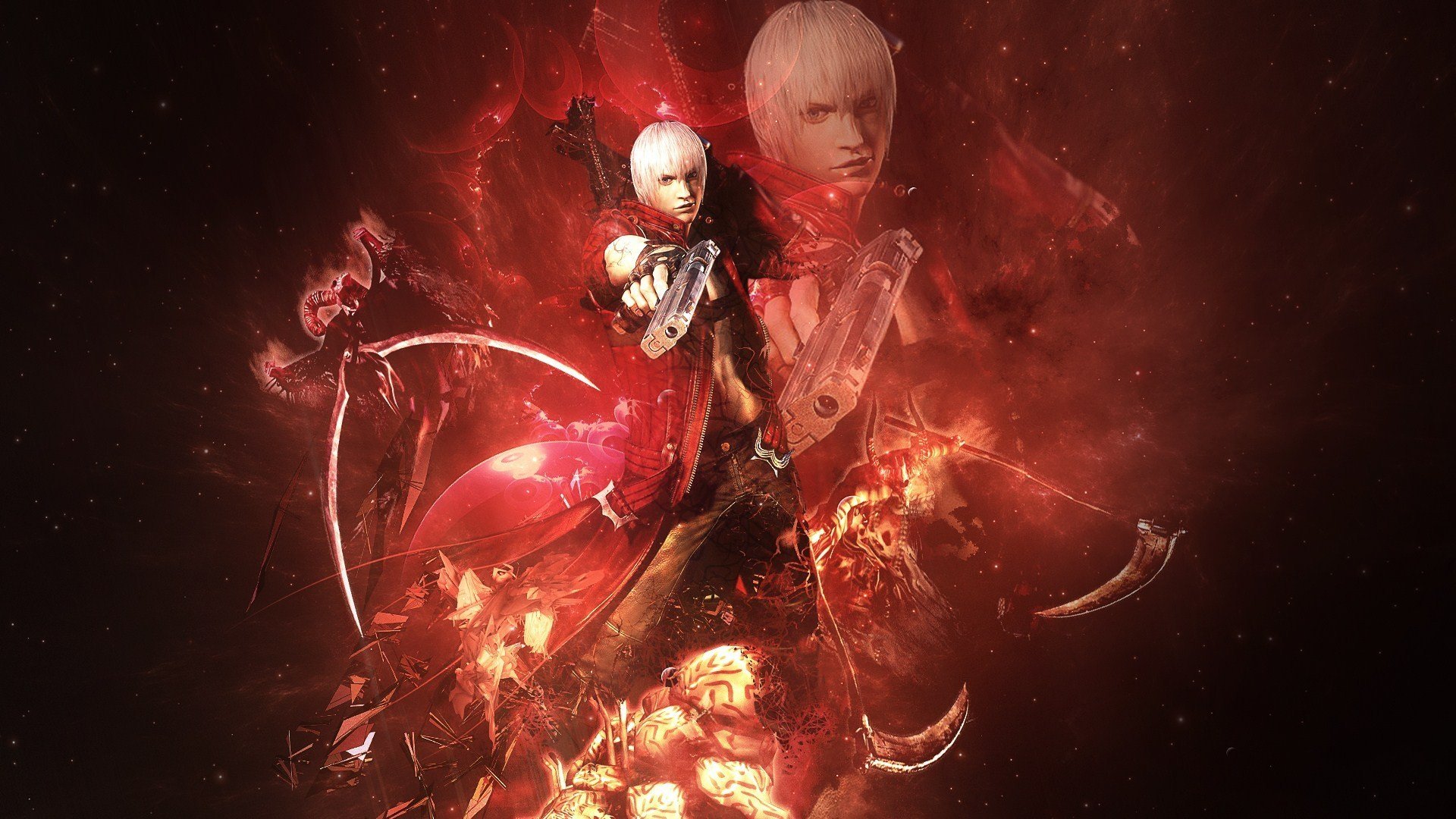 dmc devil may cry 3 demone dante pistole