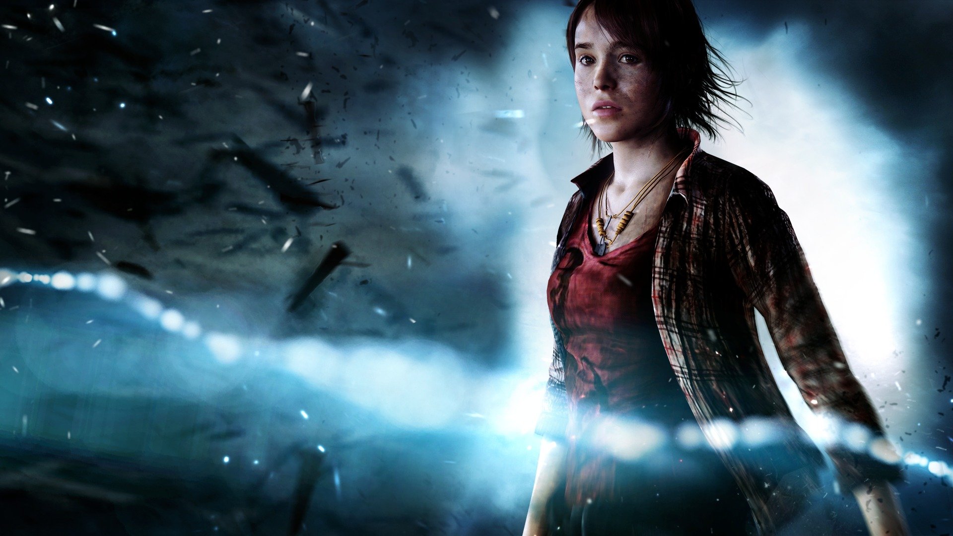 au-delà: deux âmes fille jodie holmes ellen page épave regard cicatrices lien aiden essence ps3 sony computer entertainment quantic dream