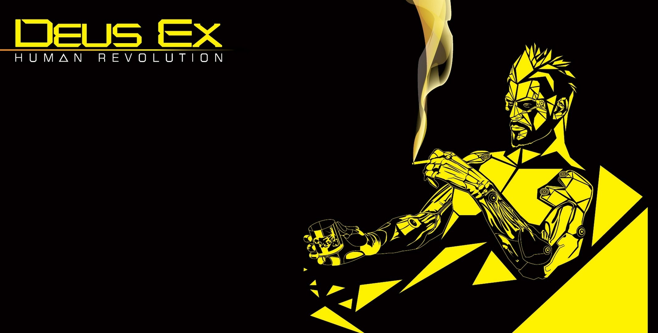 deus ex: révolution humaine adam jensen eidos interactive square enix cyborg cyberpunk minimalisme