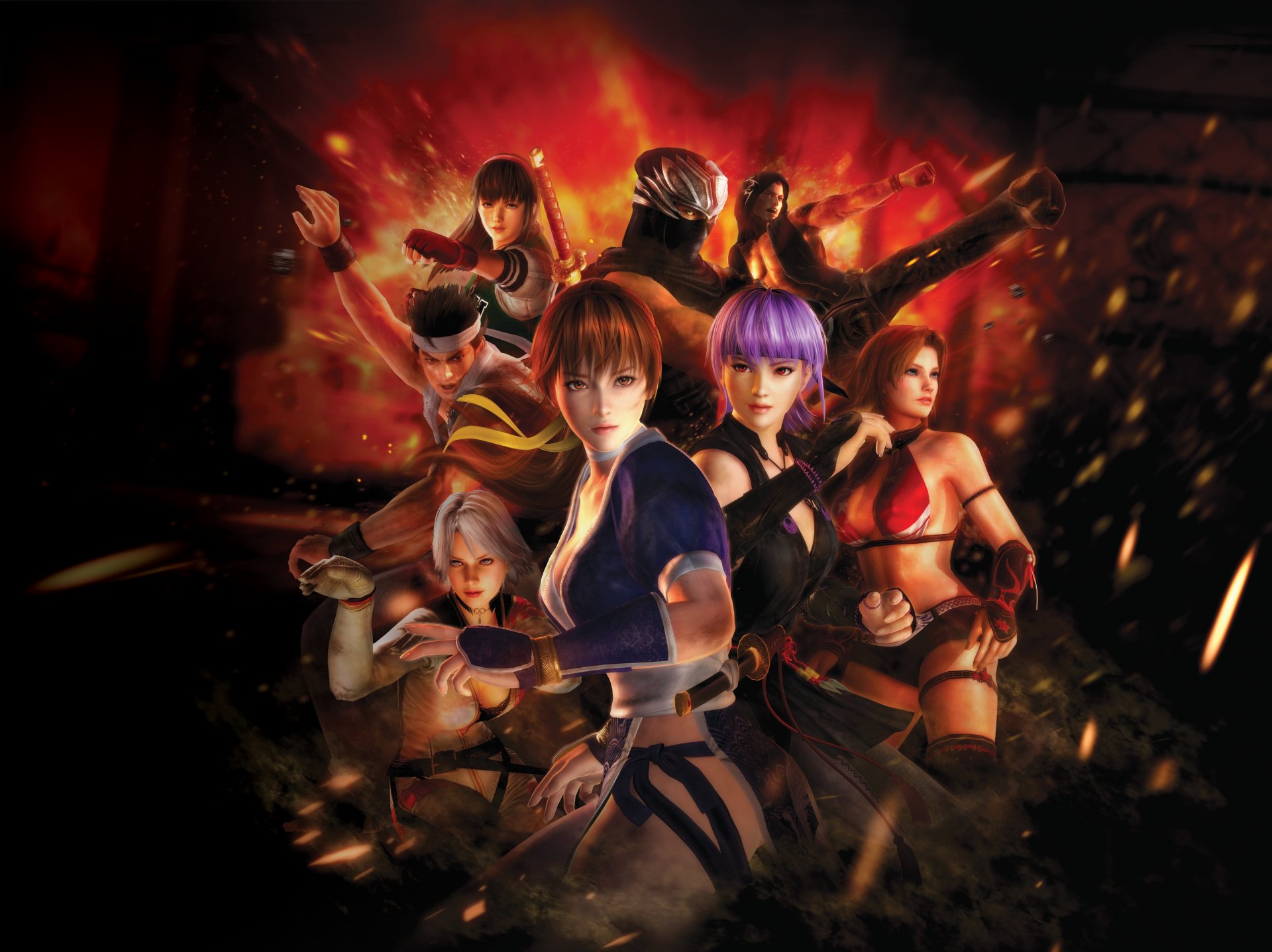 dead or alive 5 doa5 kasumi shinobi kunoichi destin lutte ryu hayabusa akira cadre rig hitomi christie ayane ayane tina combattants neogaf