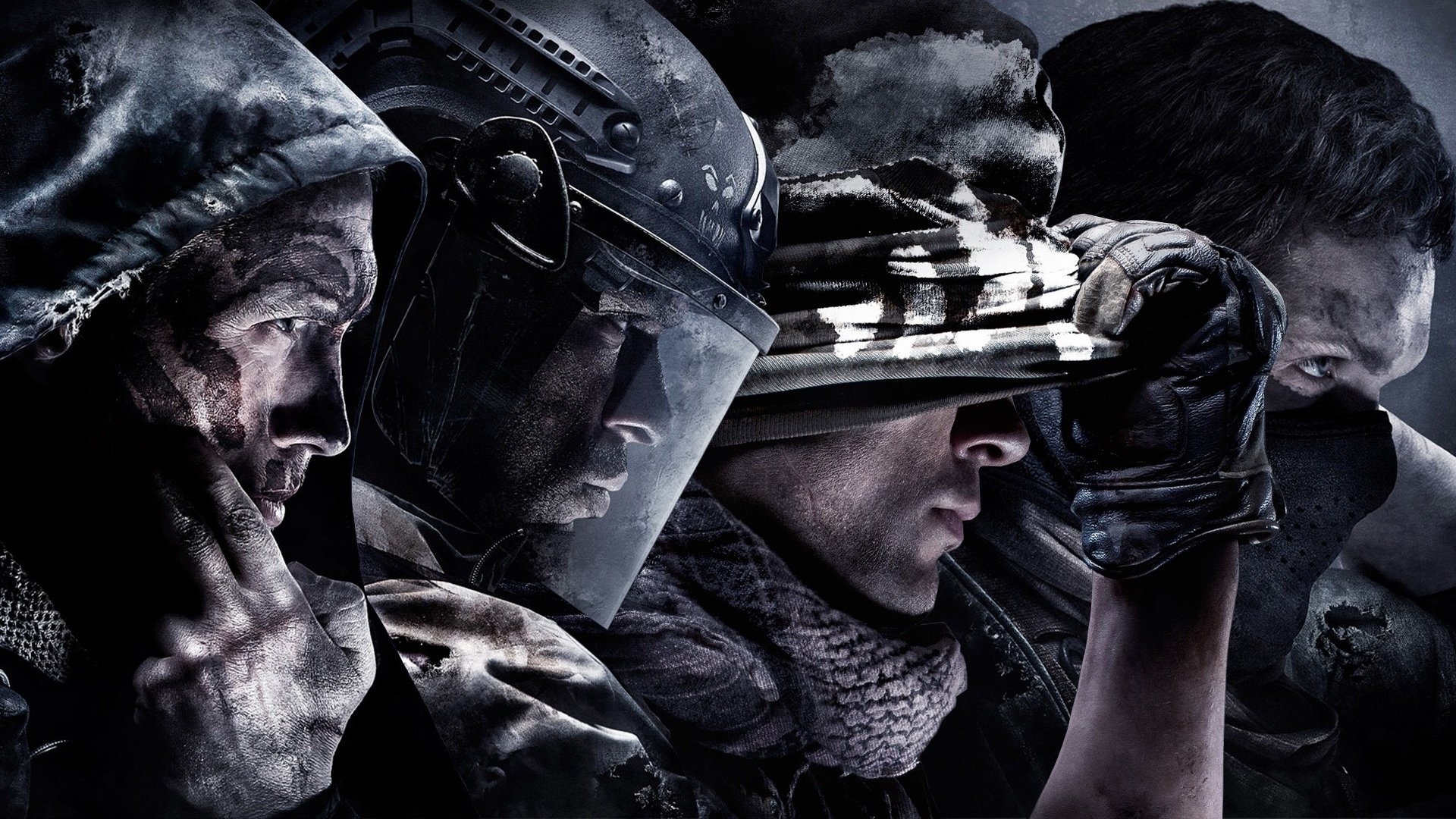 call of duty: ghosts call of duty: ghosts activision infinity ward żołnierz wojskowy maska twarz strój