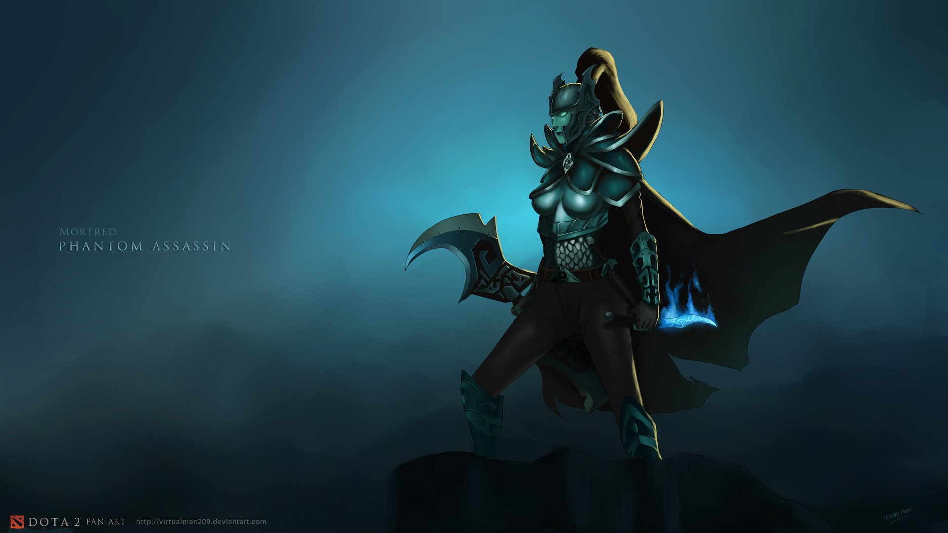 dota 2 phantom assassin mortred тяжелая морта мортред дота