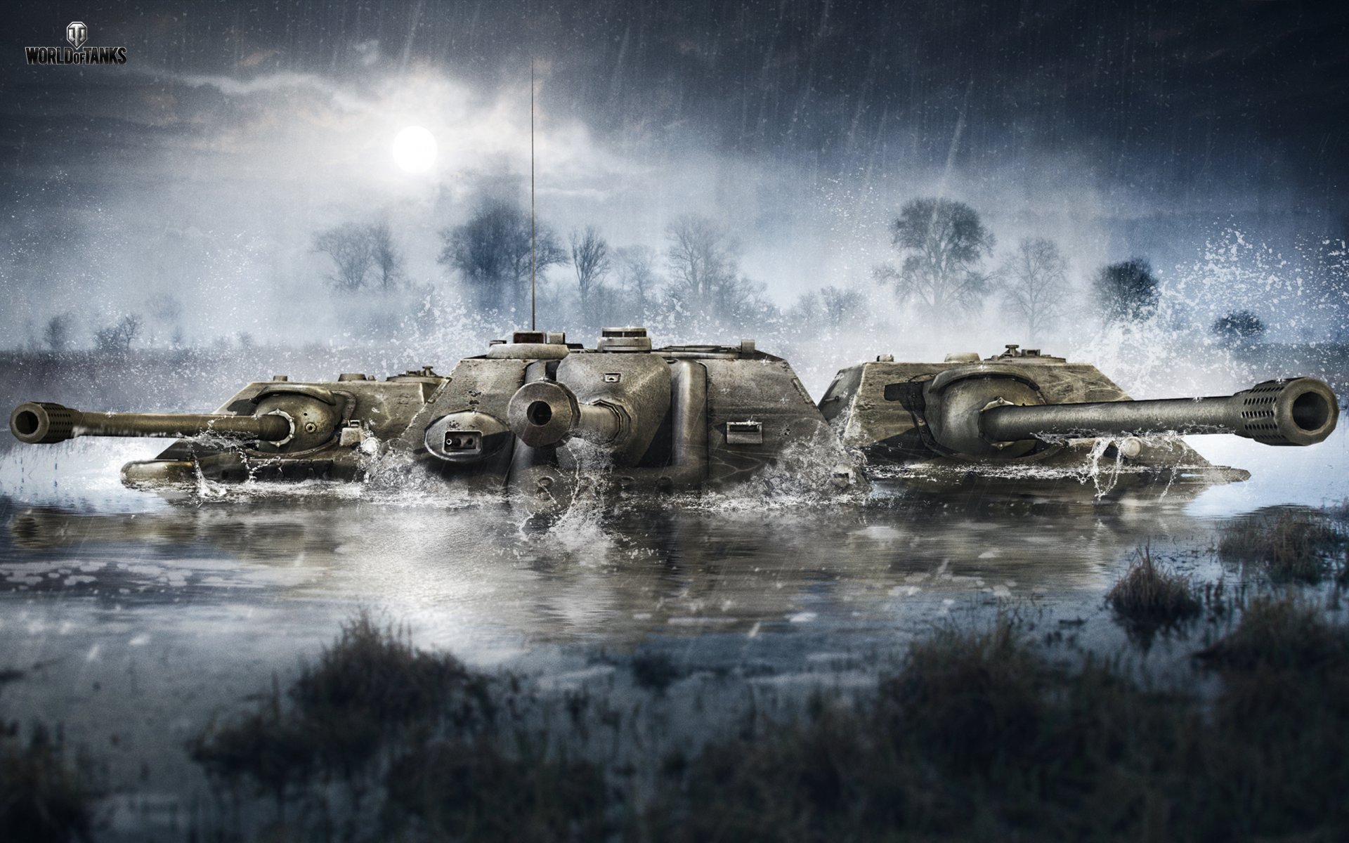 wargaming neto mundo de los tanques wot pt acs antitanque acs cielo nubes agua árboles lluvia