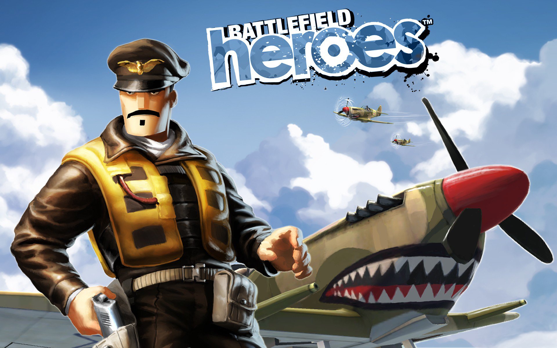 battlefield heroes bfh multiplayer online game in genre tactical shooter with elements role-playing games animation style developer digital illusions ce publisher electronic arts pilot airplane