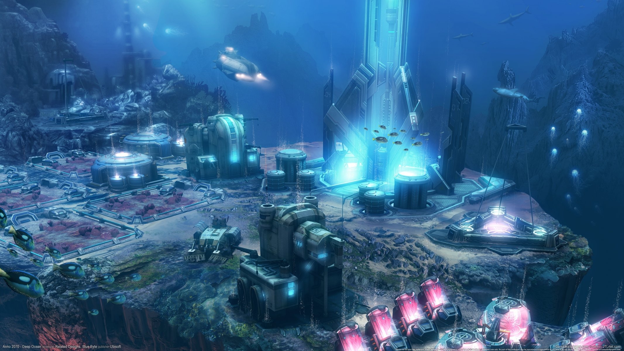 anno 2070 deep ocean bezogene desings blaues byte ubisoft