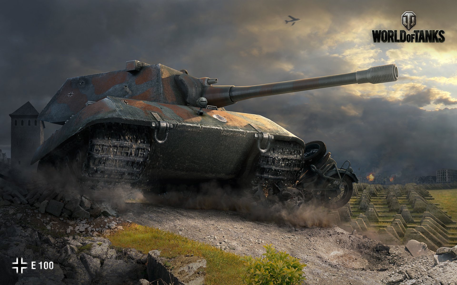 world of tanks wargaming wot e 100 niemiecki czołg ciężki kamuflaż wp