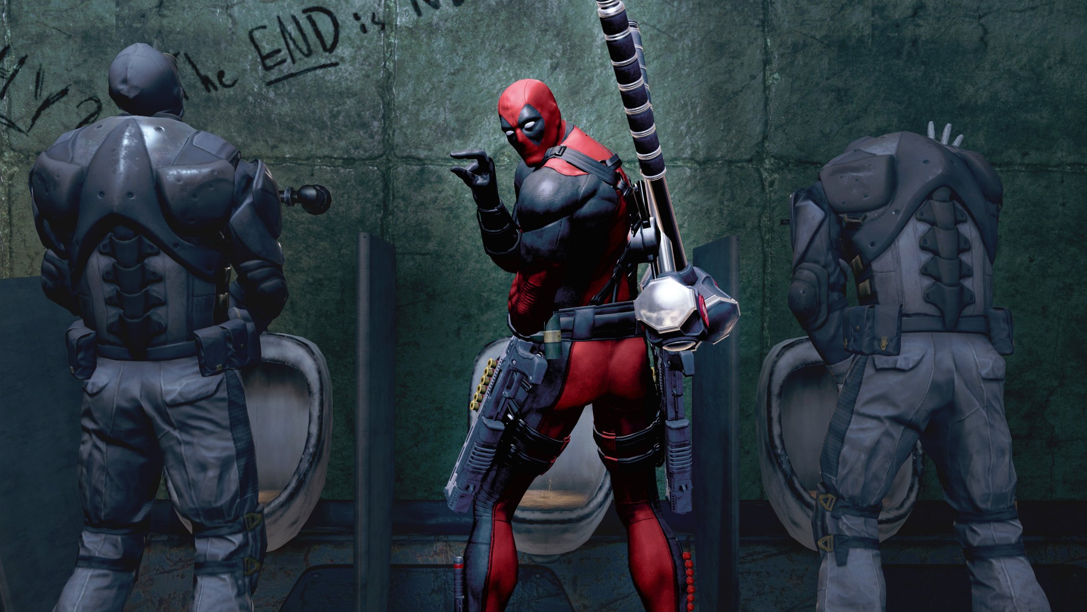 wade wilson marvel deadpool: the game deadpool antihéroe inodoro armas