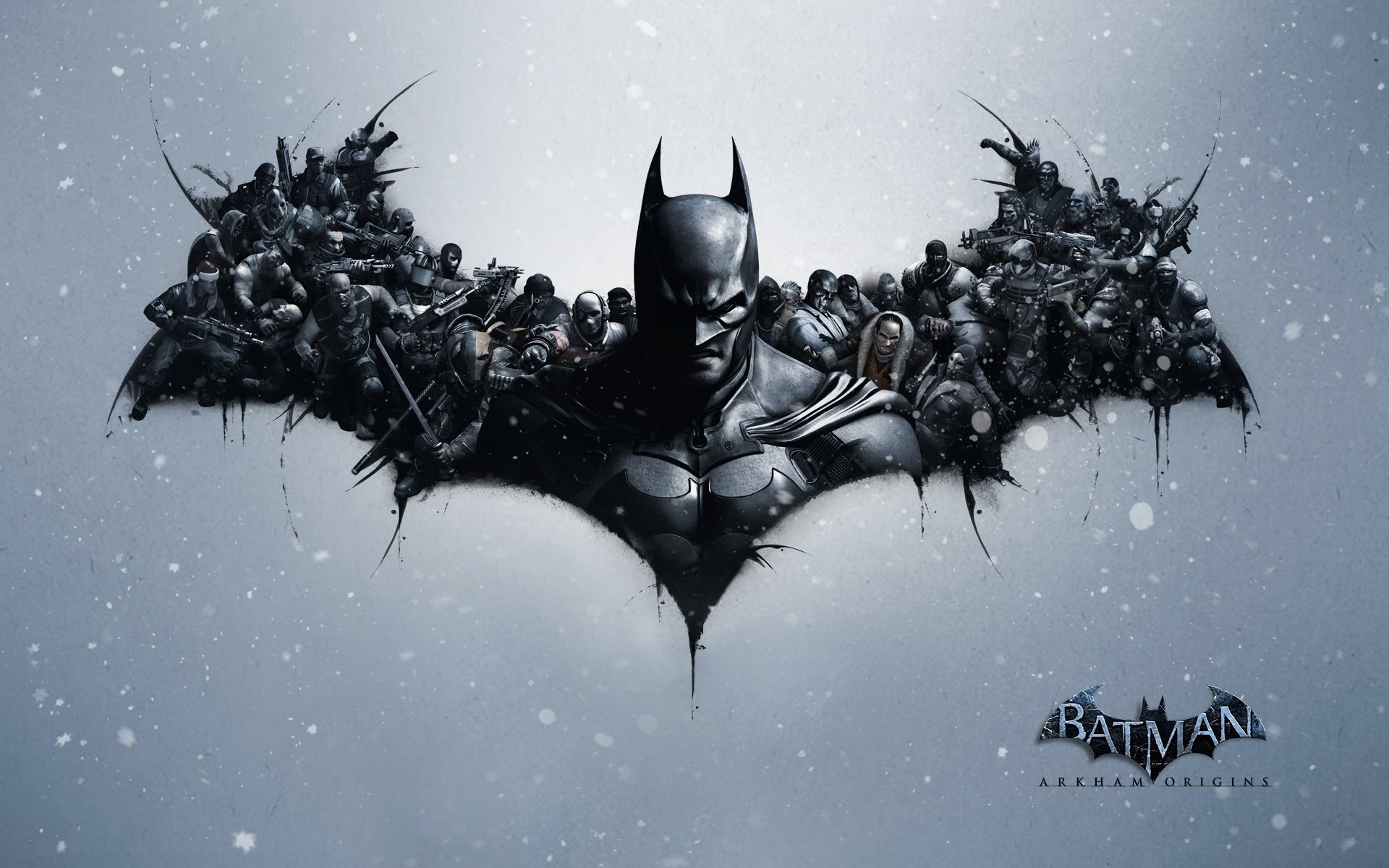 batman: arkham origins брюс вейн брюс уэйн броня плащ враги злодеи чёрная маска черная маска дэдшот deadshot пингвин дезстроук терминатор deathstroke терминатор снег wb games montréal warner bros. interactive entertainment