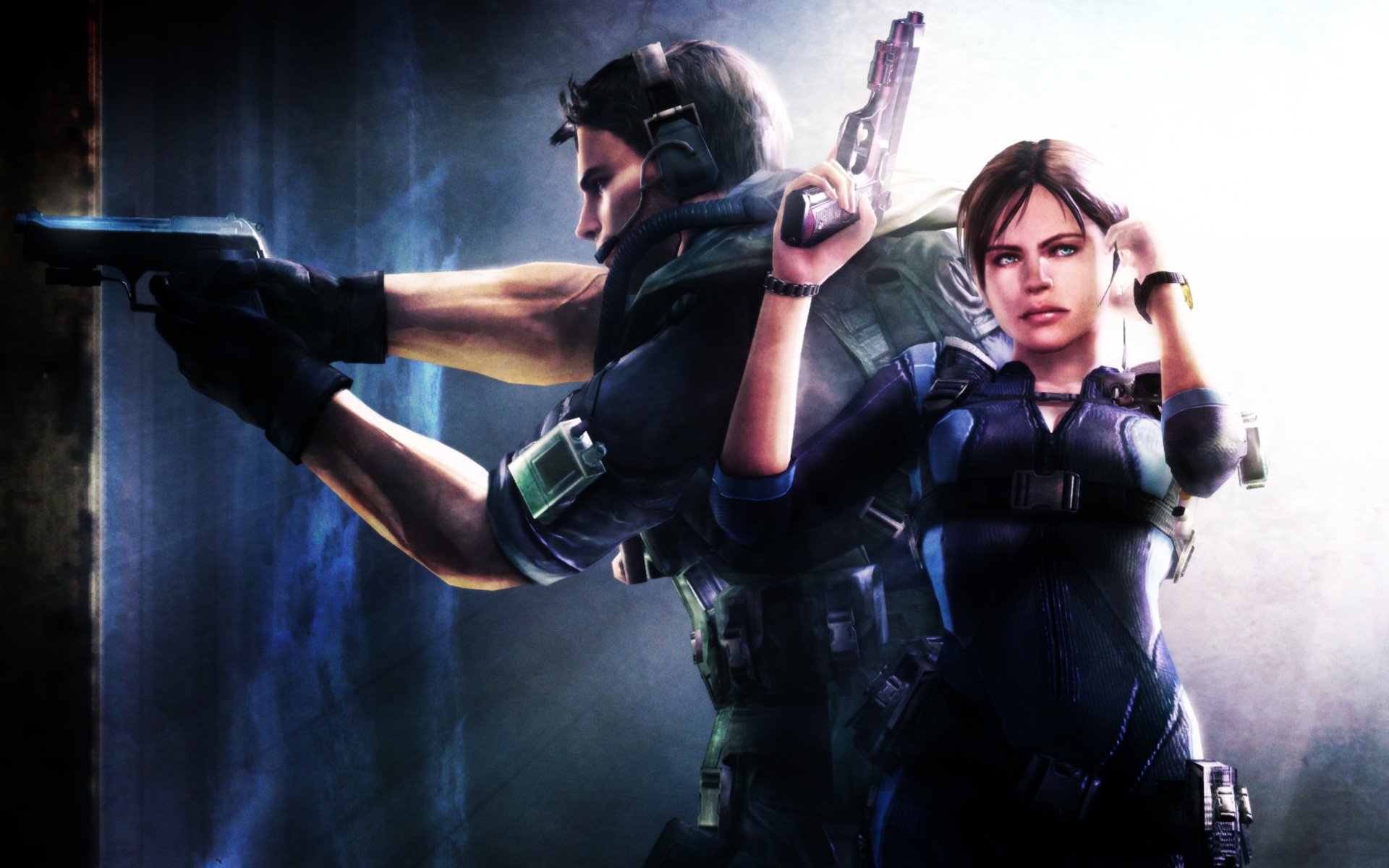 resident evil: révélations biologiquement dangereux papier peint capcom jill valentine chris redfield resident evil