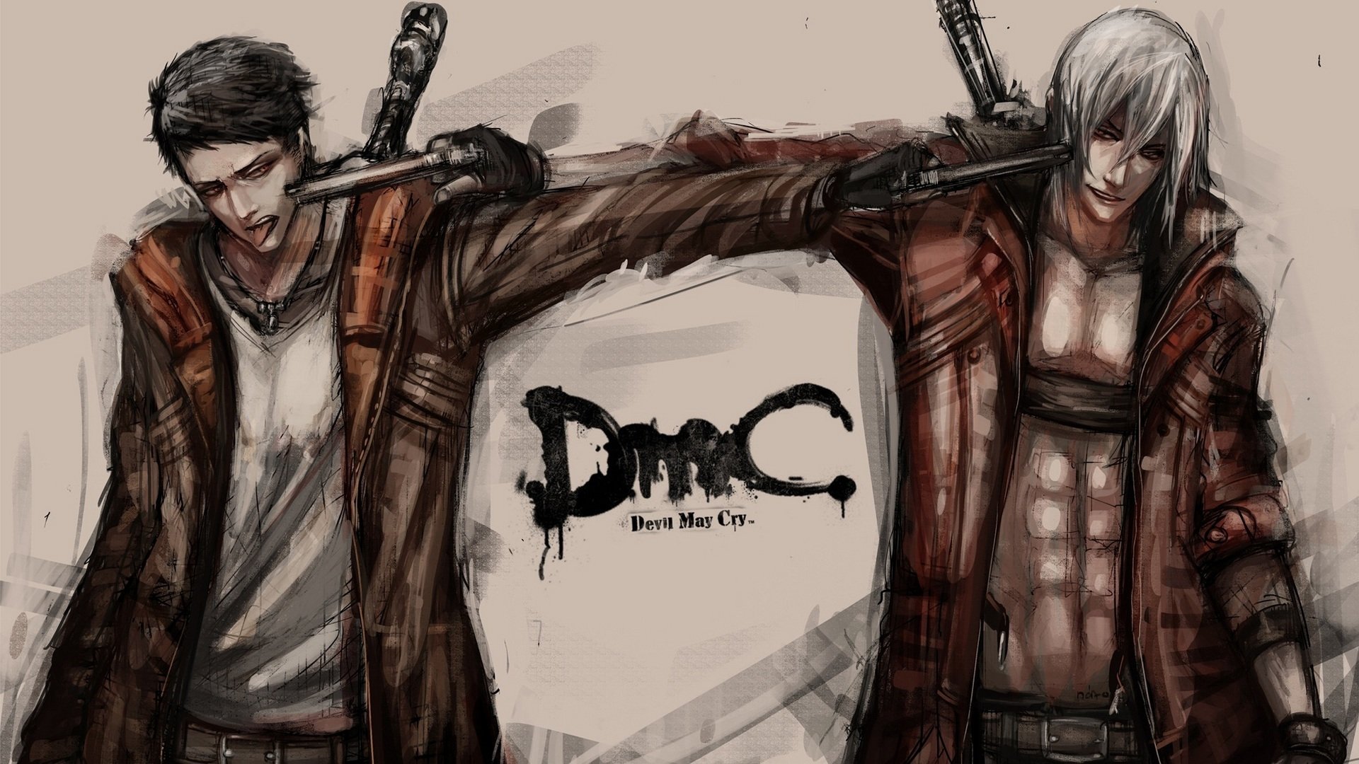 fan kunst dante dmc devil may cry