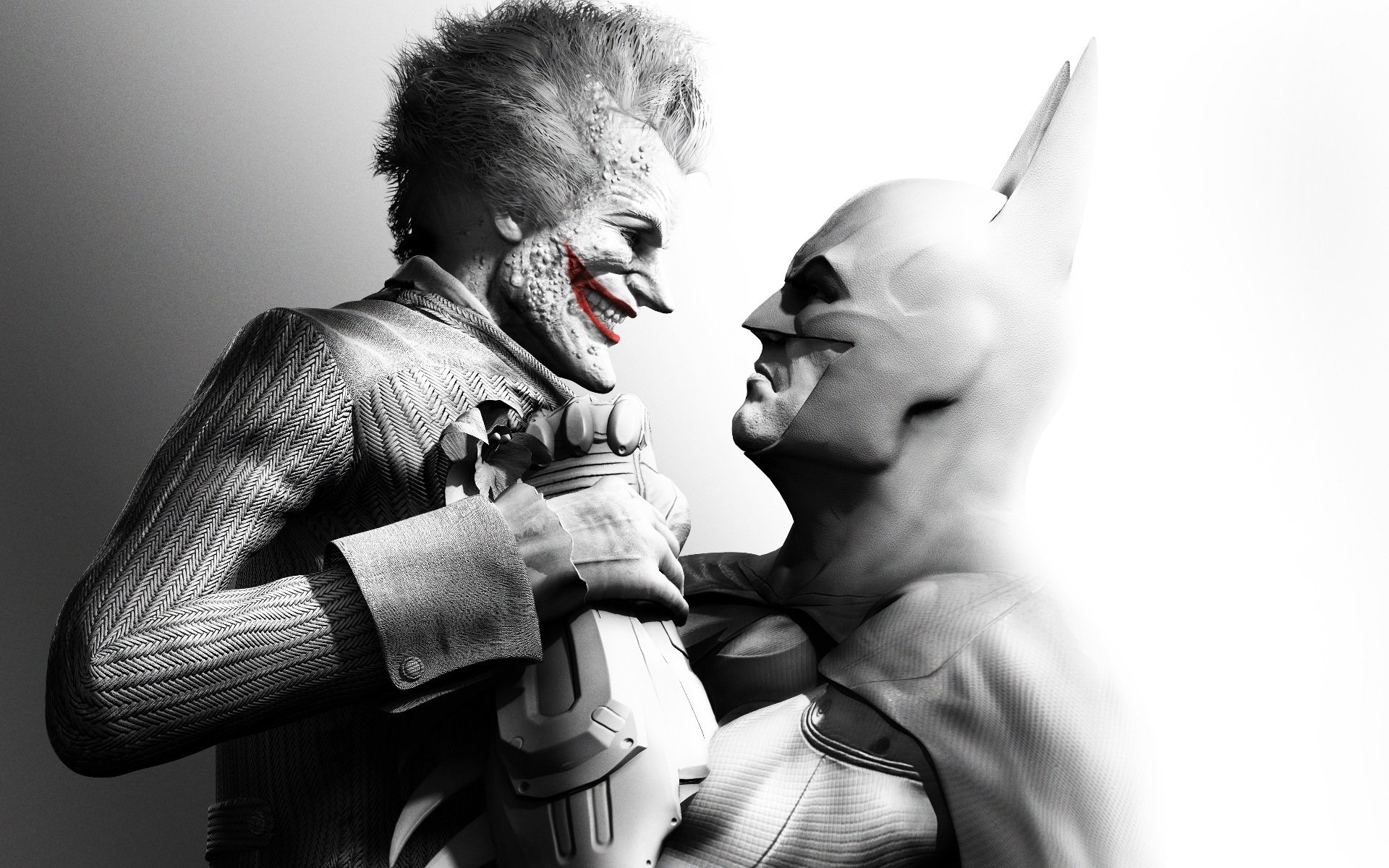 batman arkham city batman joker burlone