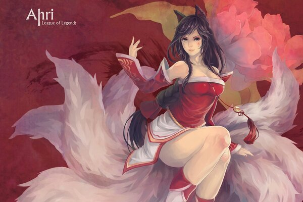 Art League of Legends-La ragazza con le orecchie e la coda