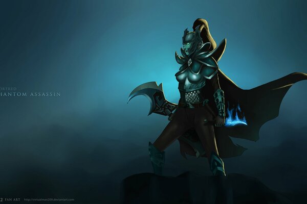 Image du héros phantom assassin du jeu dota 2