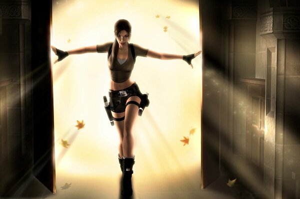 Lara Croft como un tipo separado de arte