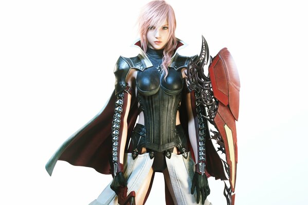 Ffxiii, final fantasy xiii, последняя фантазия 13. square enix, neogaf. блондинка девушка в броне с плащом