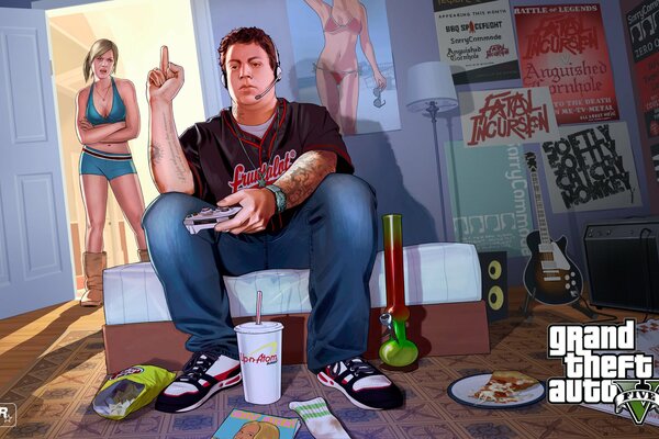 Grand theft auto v, rockstar games