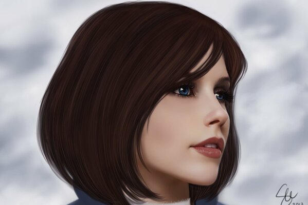 Elizabeth di bioshock infinite contro il cielo