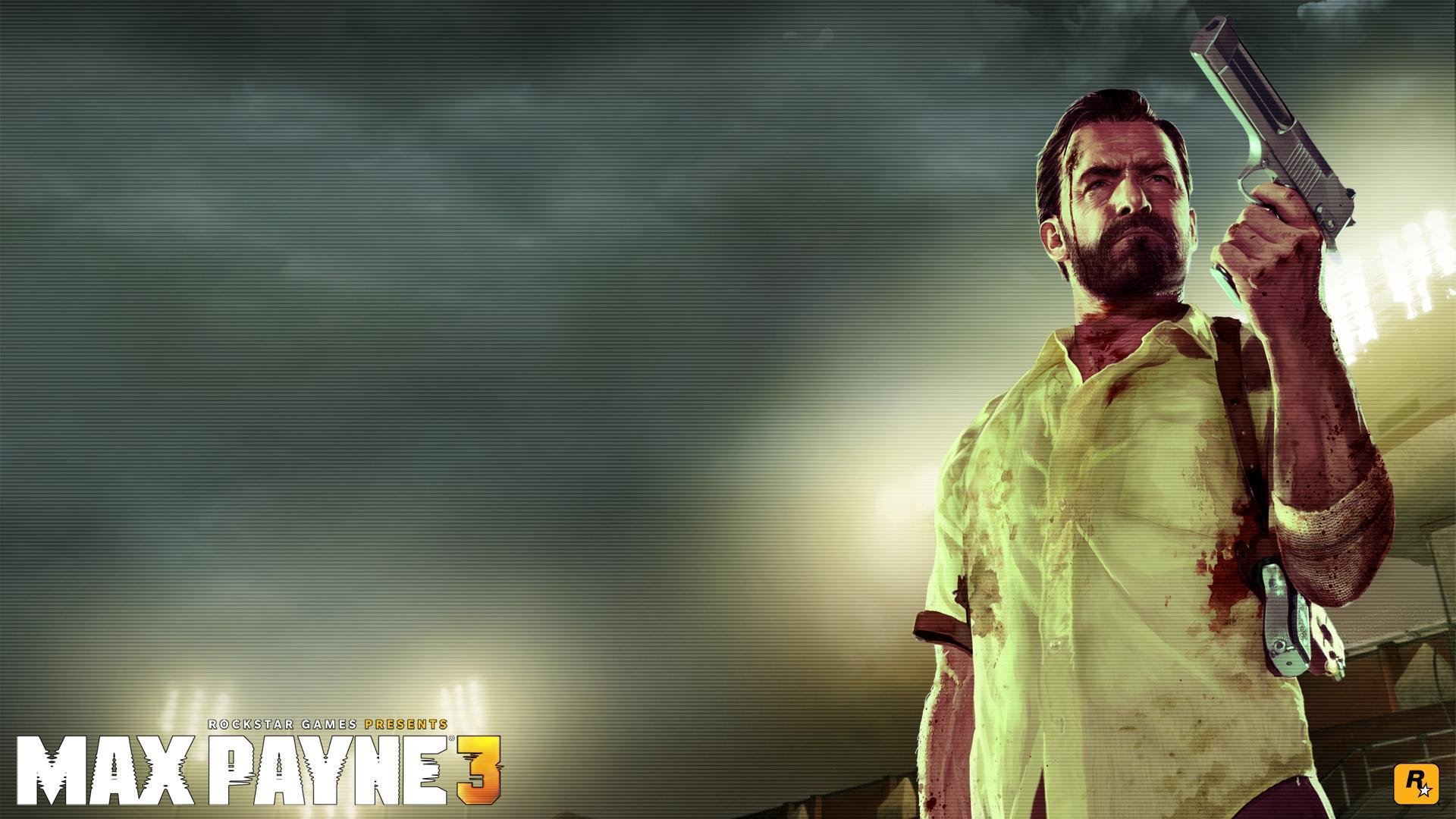 max payne 3 max rockstar games payne desert eagle desert eagle shirt blood weapon holster pistols bristle