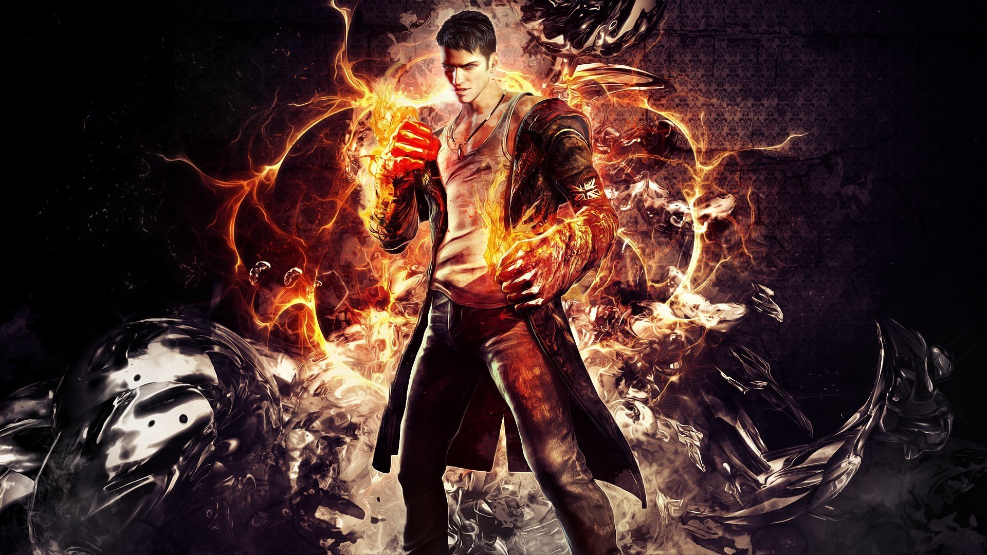 dmc devil may cry 5 demon tapety dante pięści erix