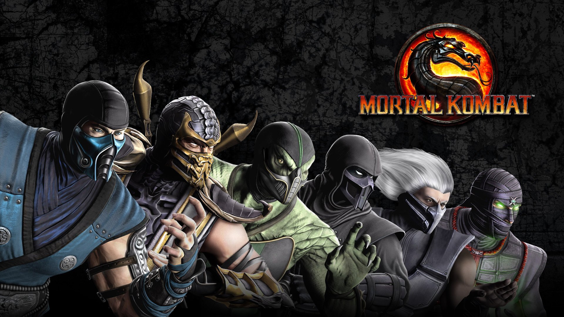 mortal kombat ninja sub-ziro skorpion drache