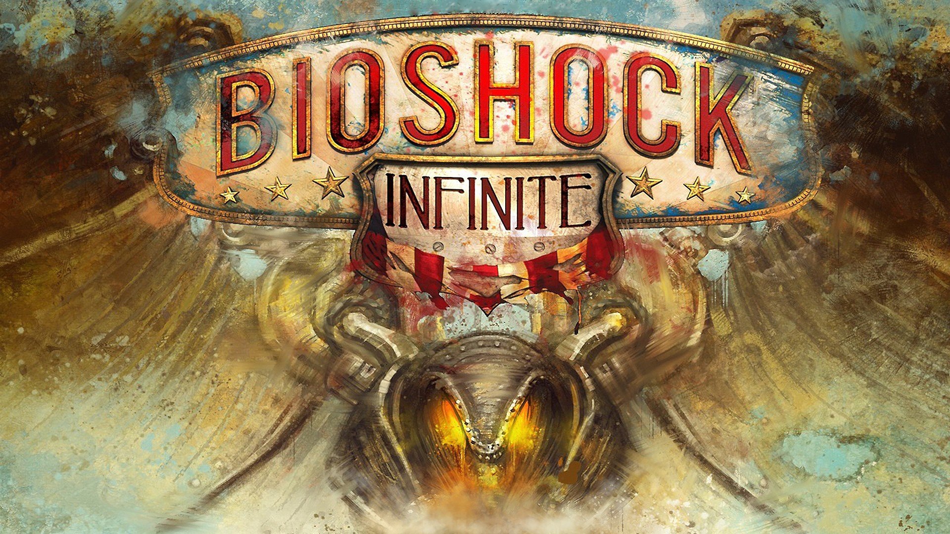 bioshock infini 2k games jeux irrationnels emblème logo logo titres lettrage
