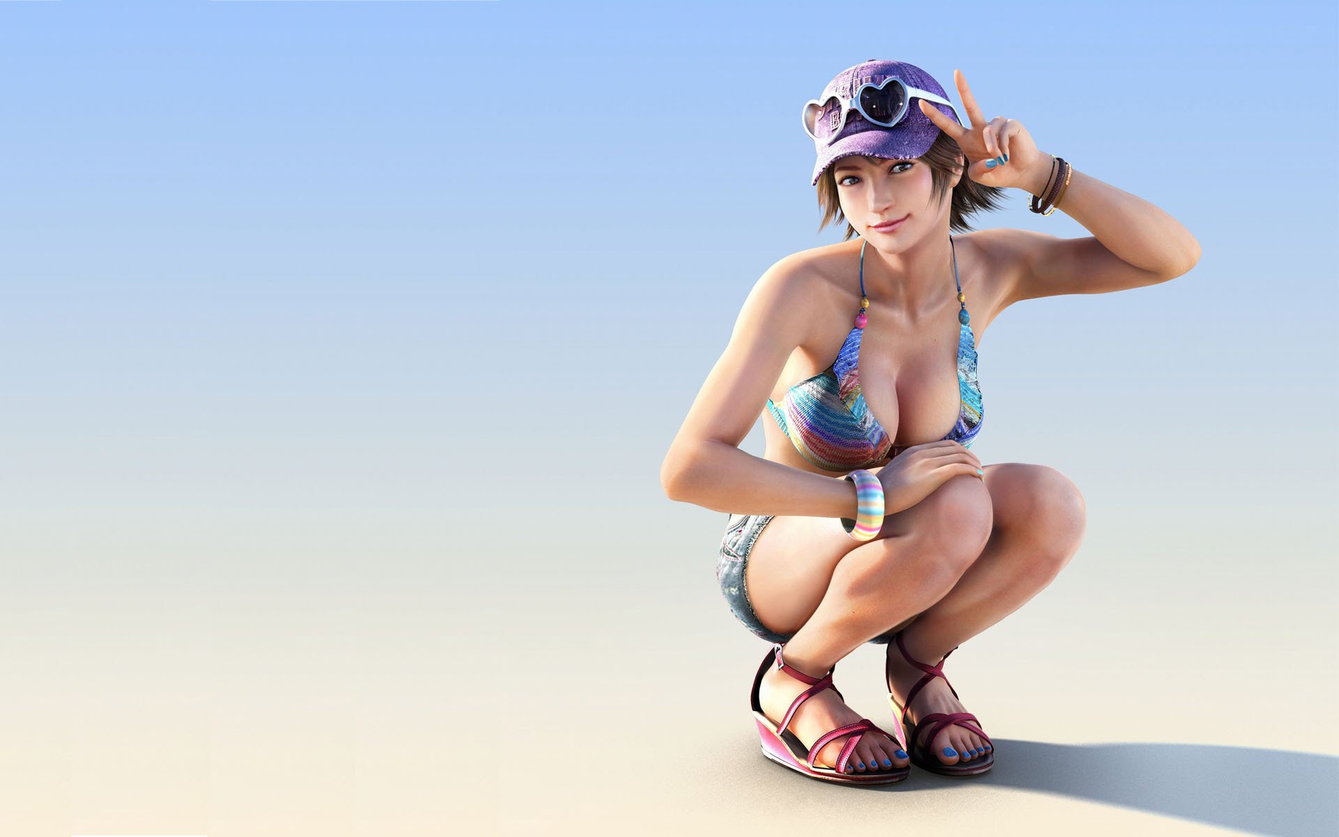 tekken tag tournament 2 fighter fighting game wrestling smile miharu hirano