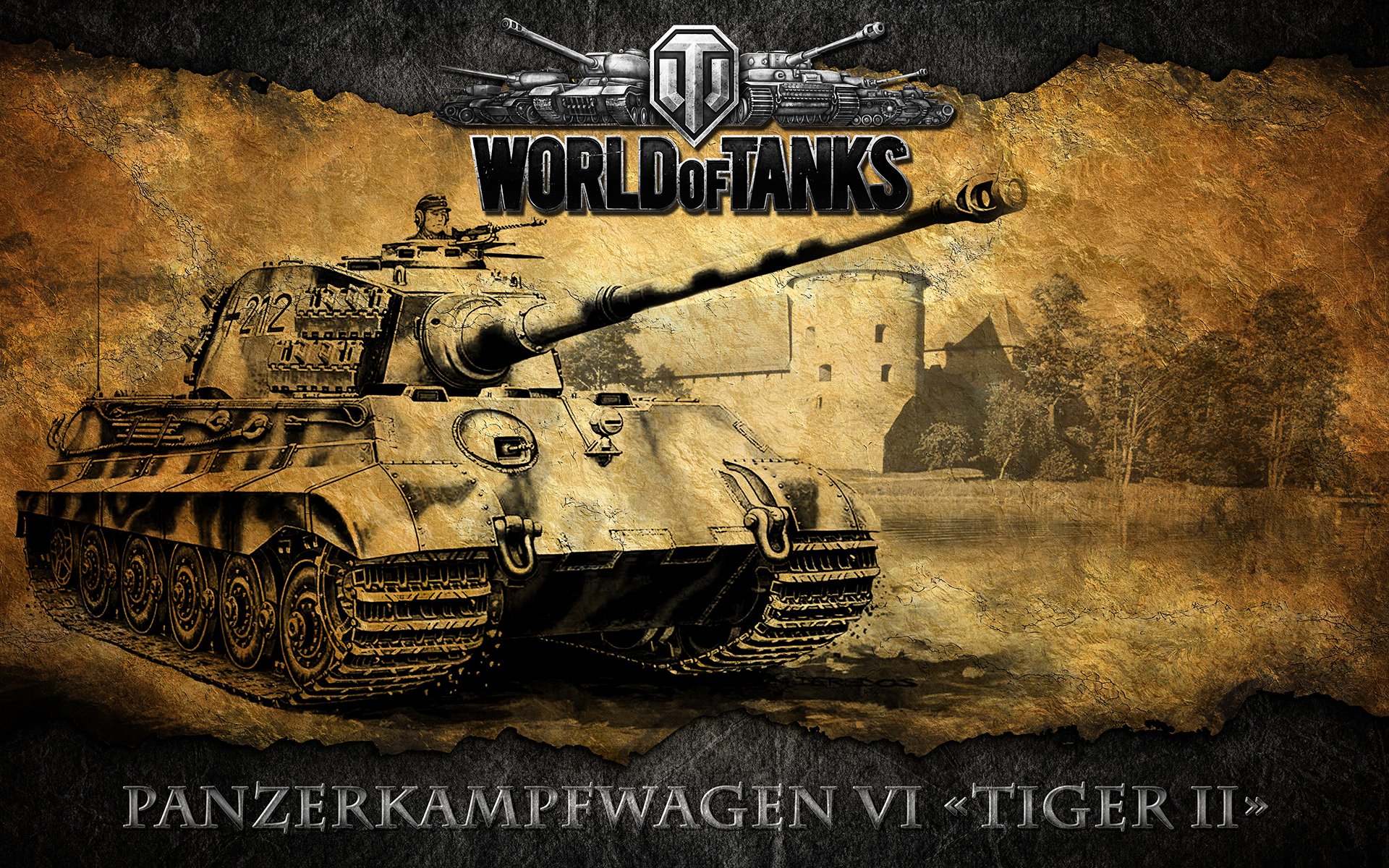 мир танков wot тигр 2 king tiger танк немецкий