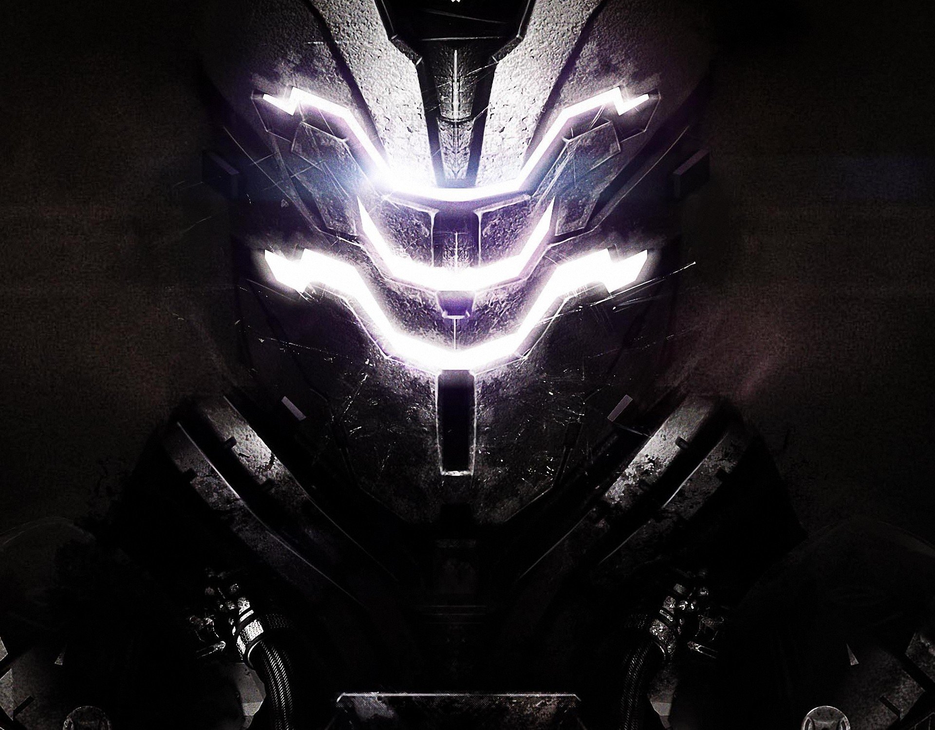 art dead space helmet light metal