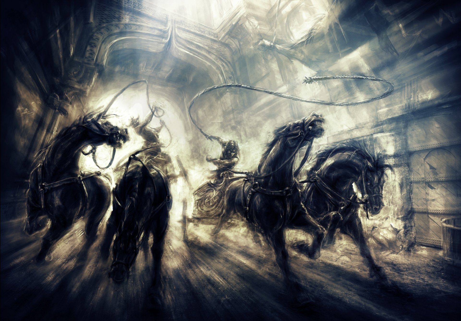príncipe de persia dos tronos príncipe caballos persecución