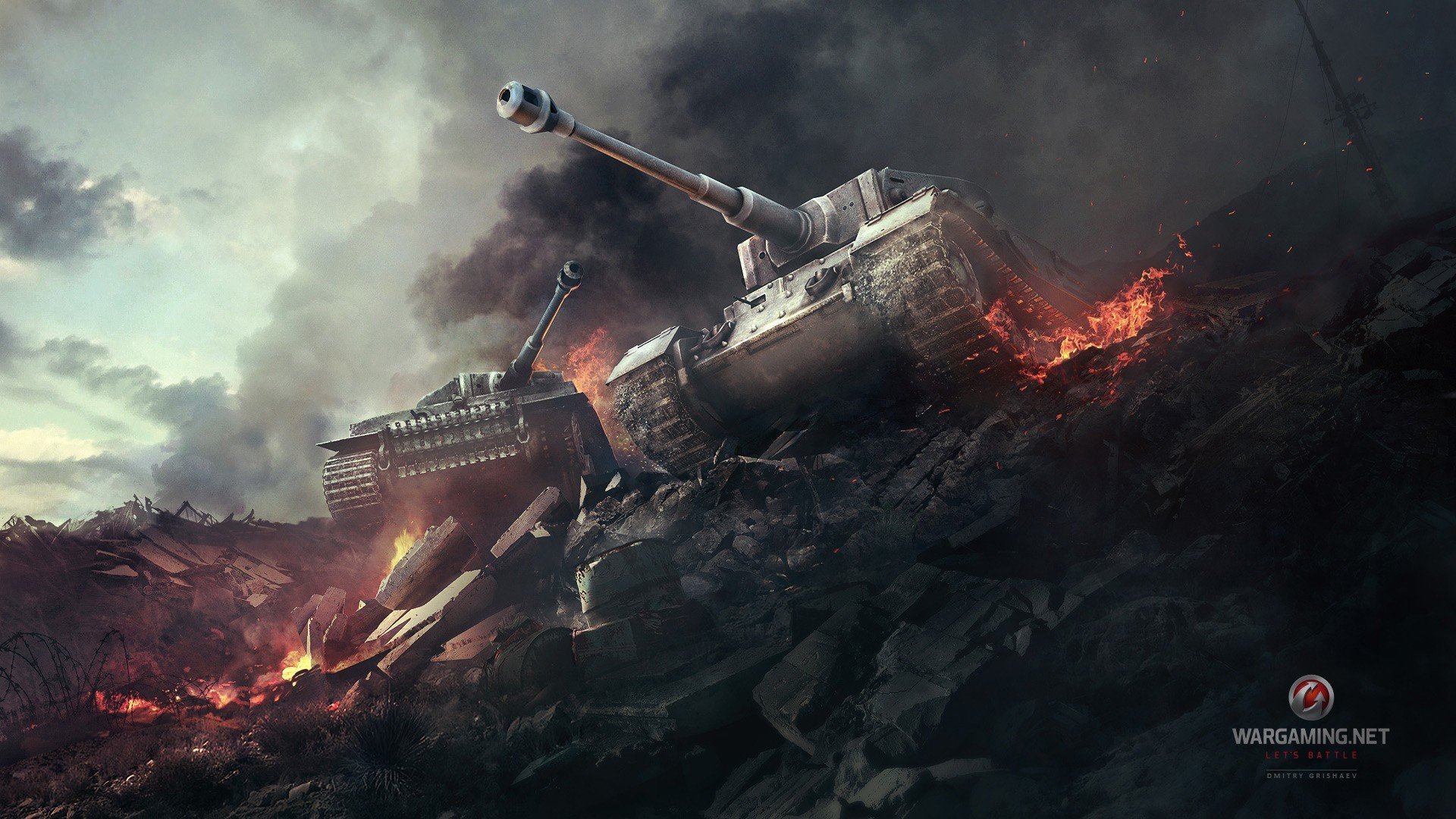 monde des réservoirs wot réservoirs tigre tigre p tigre p allemand chars lourds flamme fumée guerre