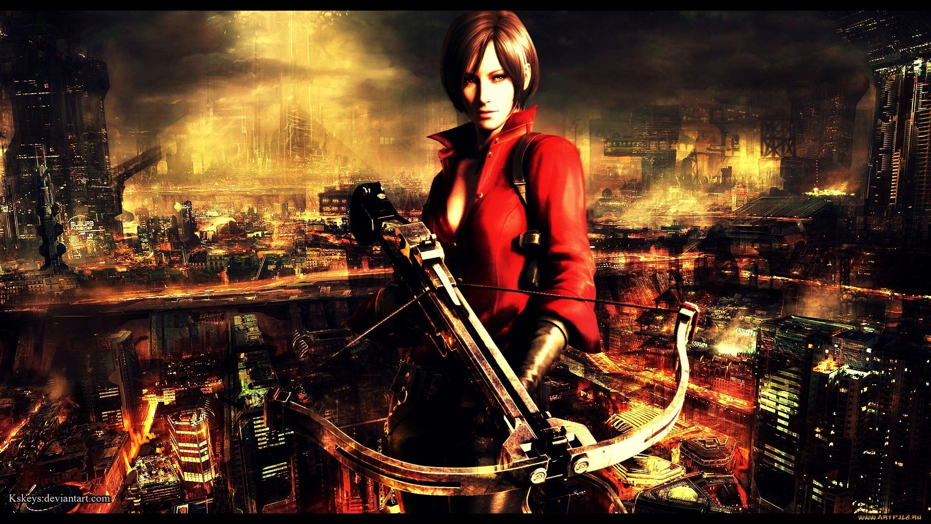 resident evil ada wong ballesta ciudad