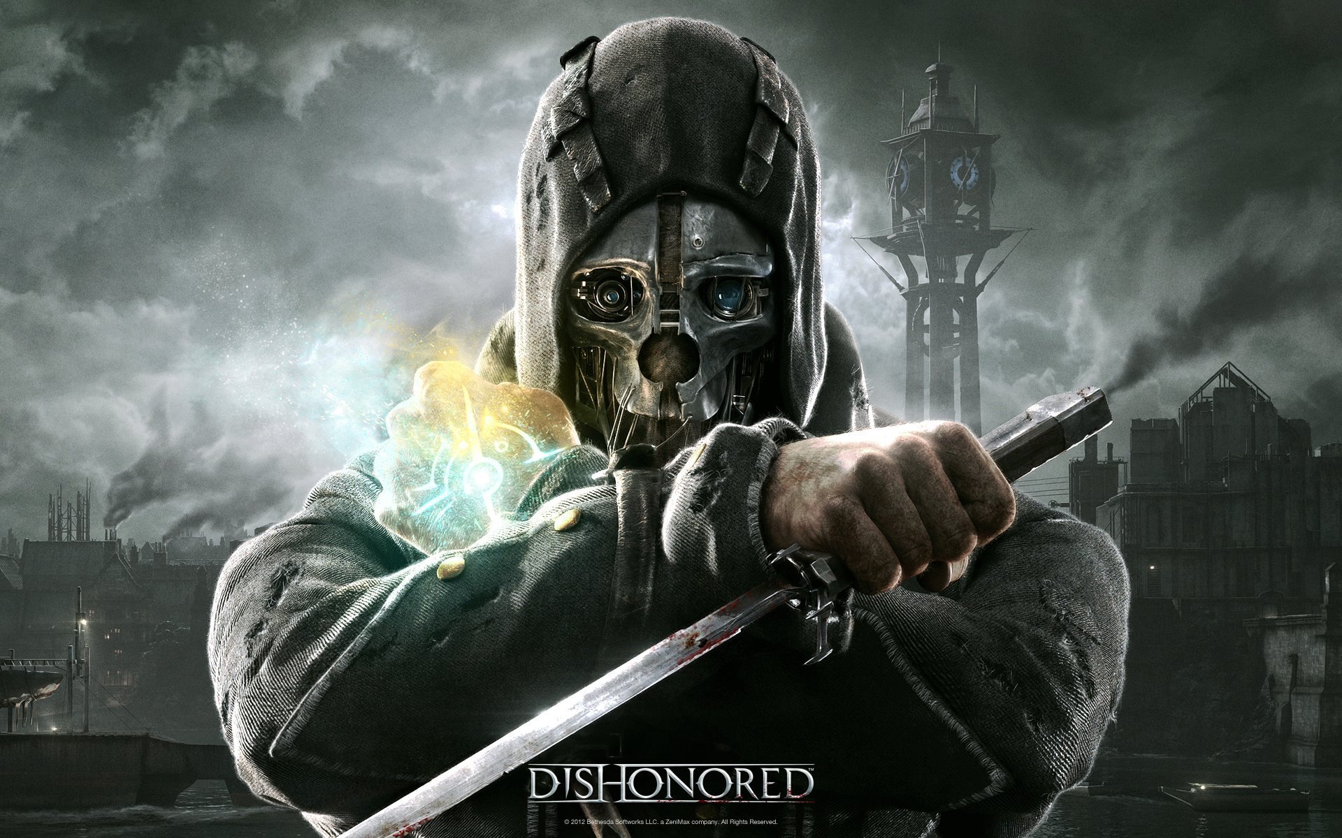 zhańbiony bethesda corvo ochroniarz sztylet maska
