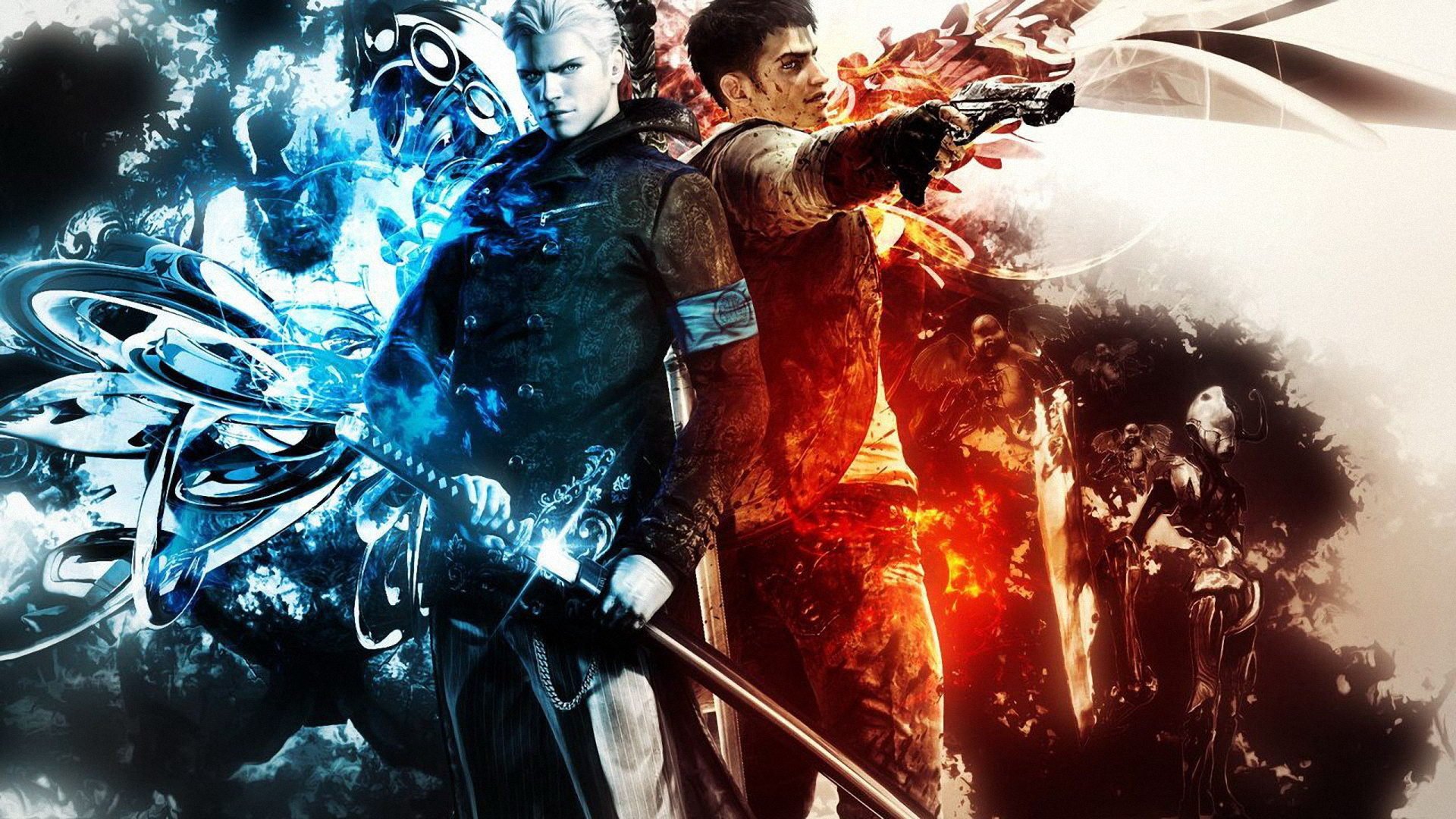 devil may cry two guys weapon guns katana