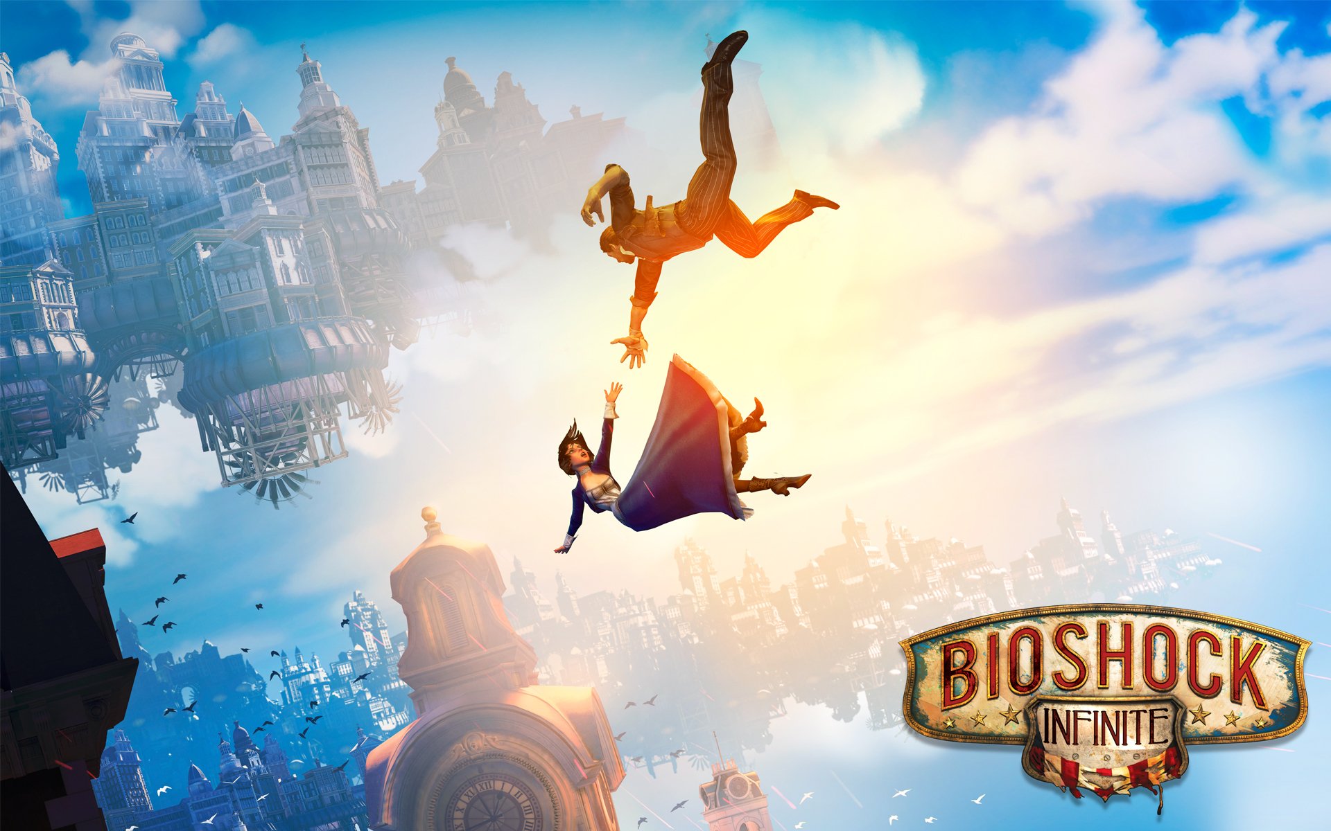 bioshock infinite bioshock booker juegos bioshock elizabeth caída columbia