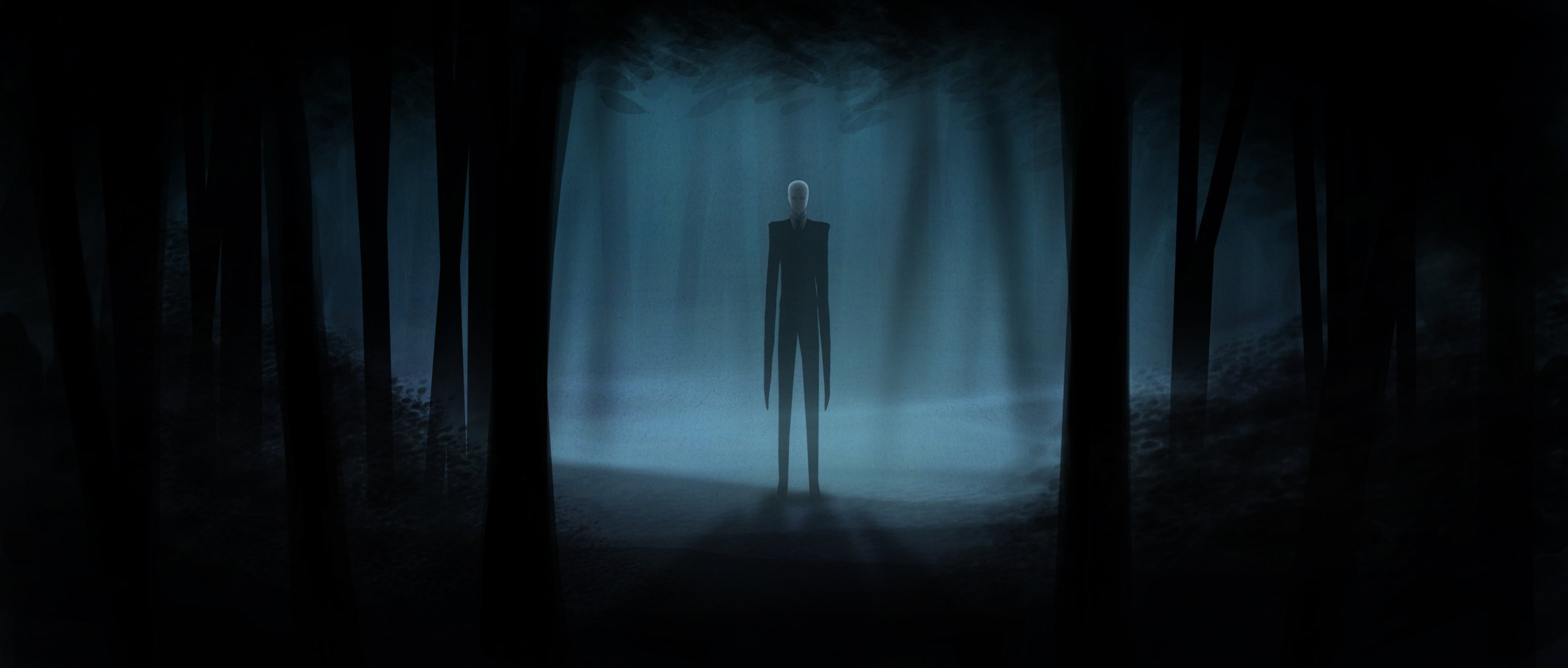 slenderman gry horrory sztuka