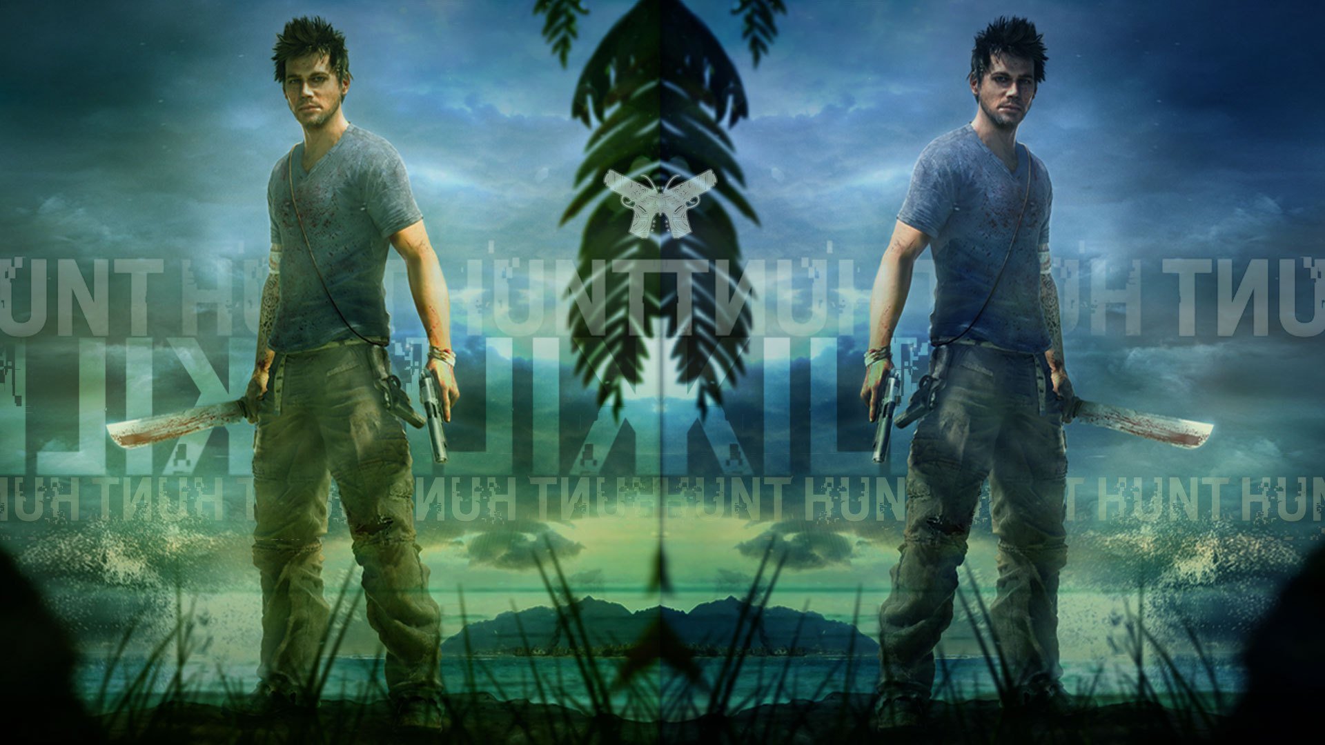 far cry 3 jason brody sea clouds machete gun
