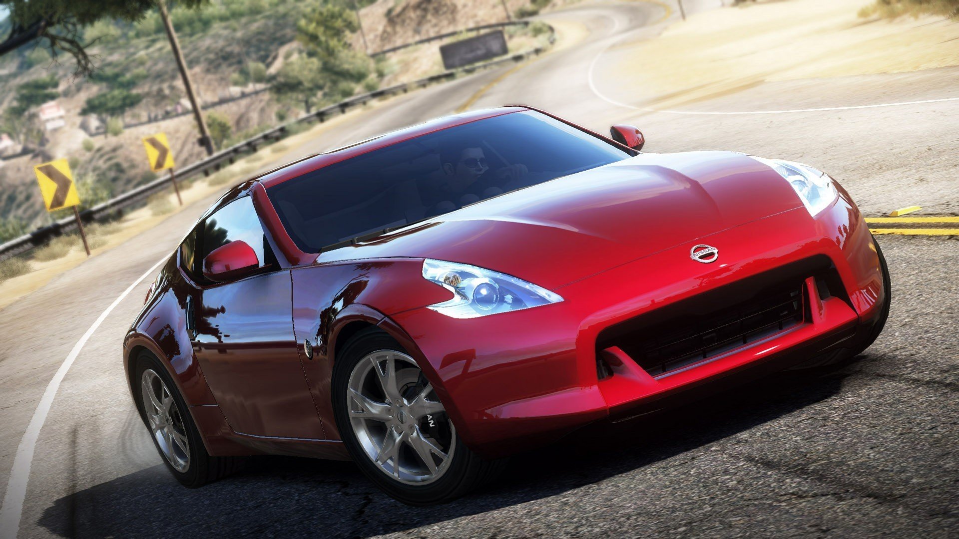 потребность в скорости горячим следам nissan 370z гонка дорога