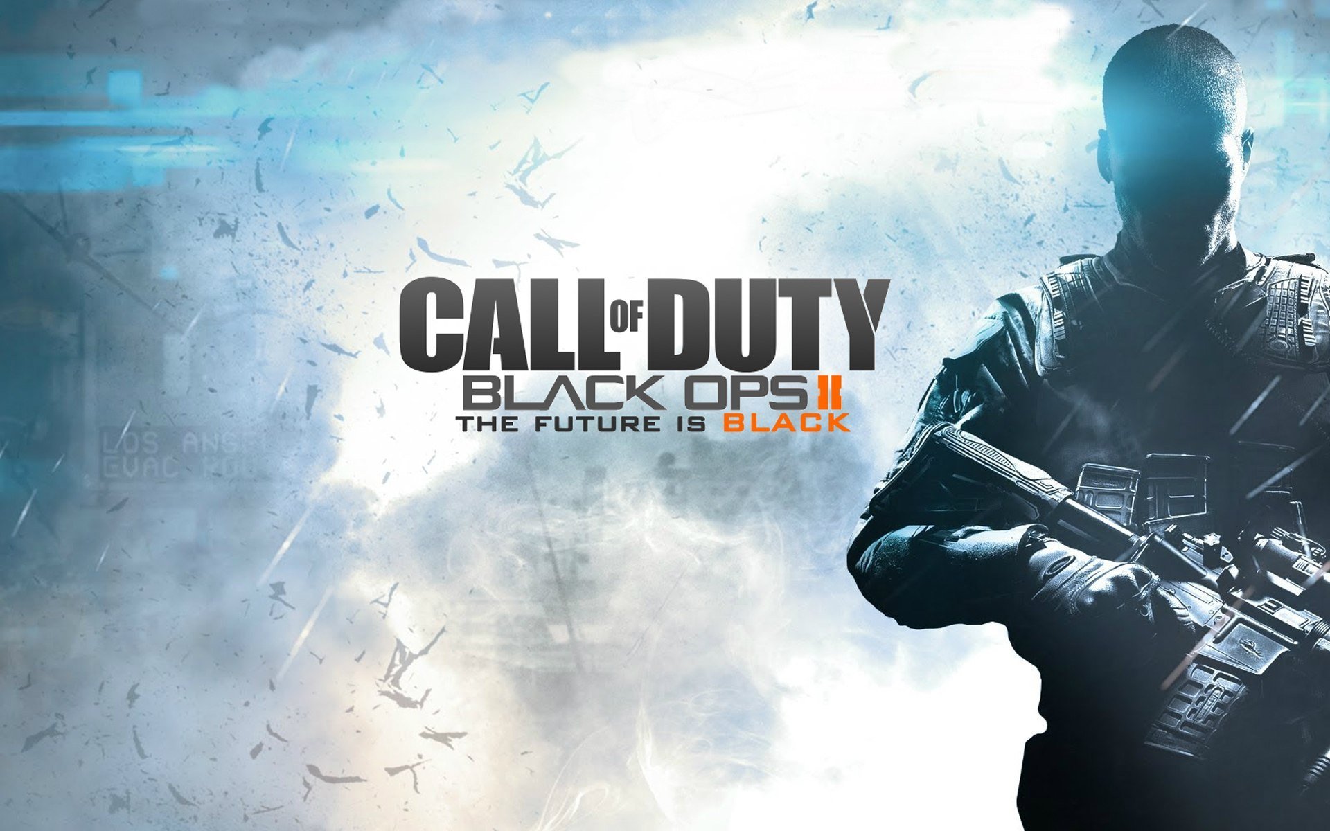 call of duty black ops 2 cod men weapons future shooter